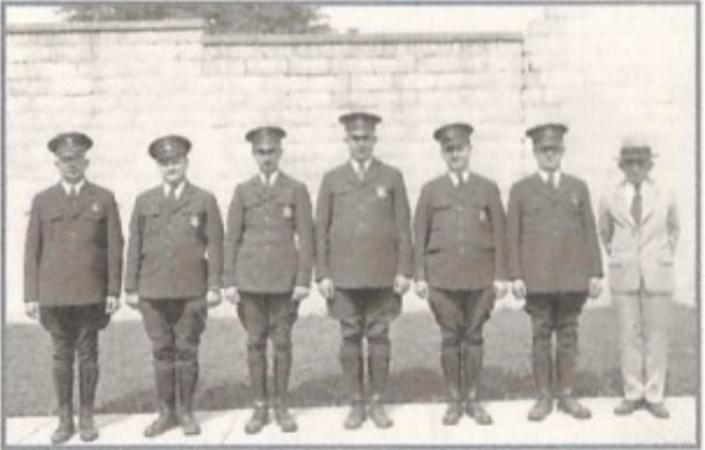 Bexley Police Department with Mayor Stephen Ludwig    c.early 1930s